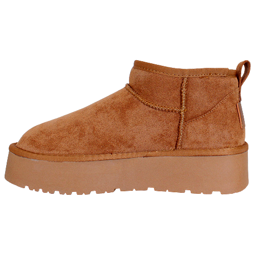 XTI  Flatform Ankle Boots - 142212 - Camel