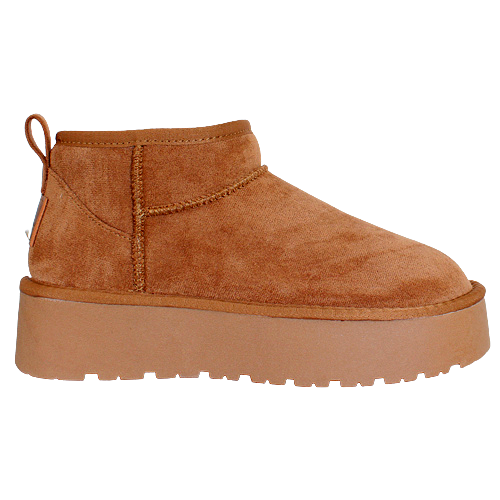 XTI  Flatform Ankle Boots - 142212 - Camel