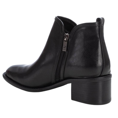 XTI Block Heeled Ankle Boots - 143478 - Black