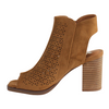 XTI  Block Heeled Peep Toe Sandals - 142429 - Camel