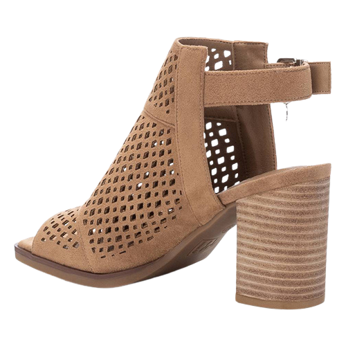XTI Ladies Block Heel Sandals - 142430 - Beige