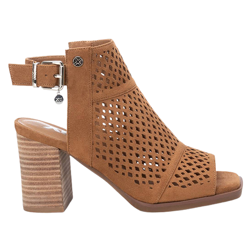 XTI Block Heeled Sandals - 142430 - Camel