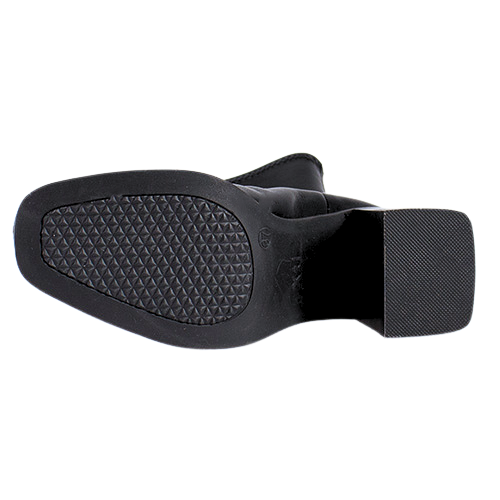 XTI Ladies Block Heeled Ankle Boots - 144714 - Black