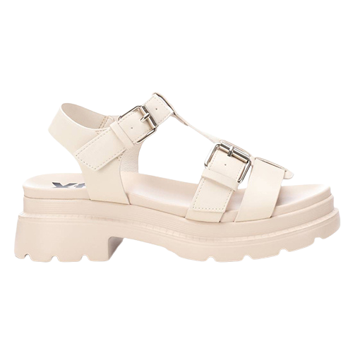 XTI Ladies Chunky Sandals - 142314 - Off White