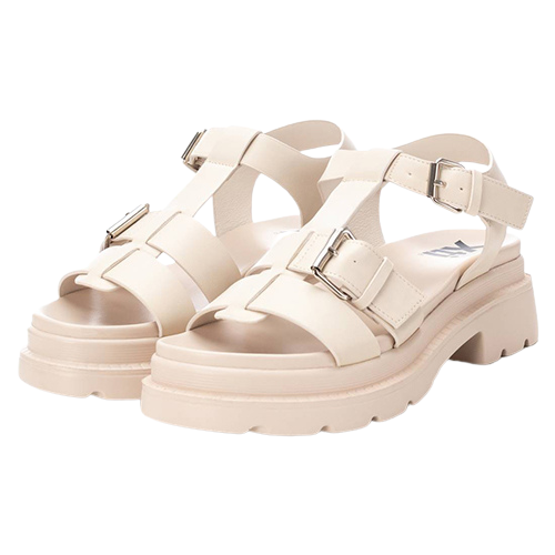 XTI Ladies Chunky Sandals - 142314 - Off White