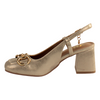 XTI Sling Back Shoes - 142343 - Gold