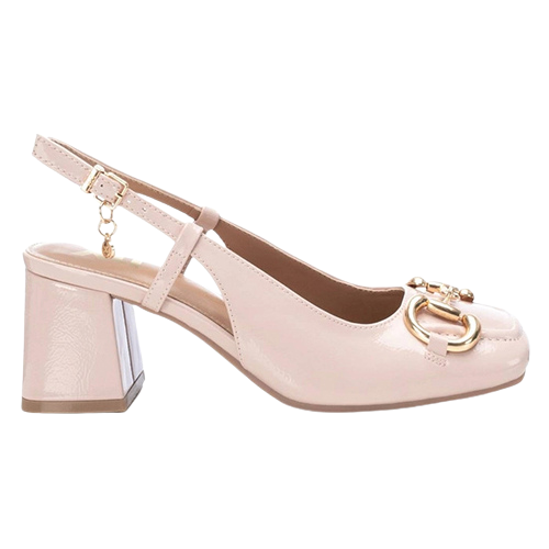 XTI Ladies Sling Back Shoes - 142343 - Pink