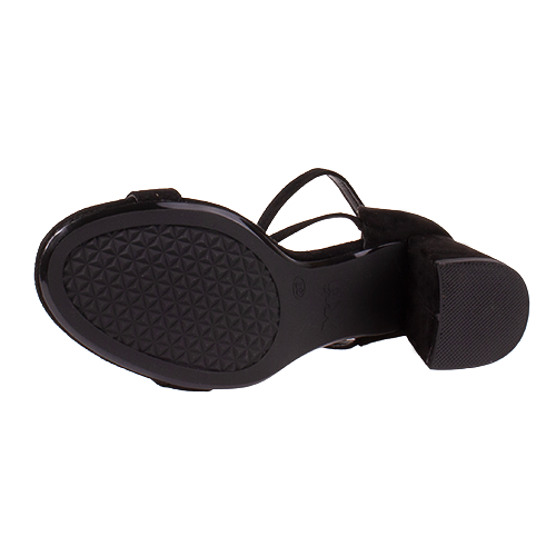 XTI Ladies Heeled Sandals - 145295 - Black