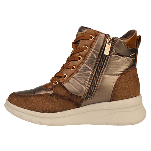 XTI Ladies Hi-Top Trainers - 143200 - Camel