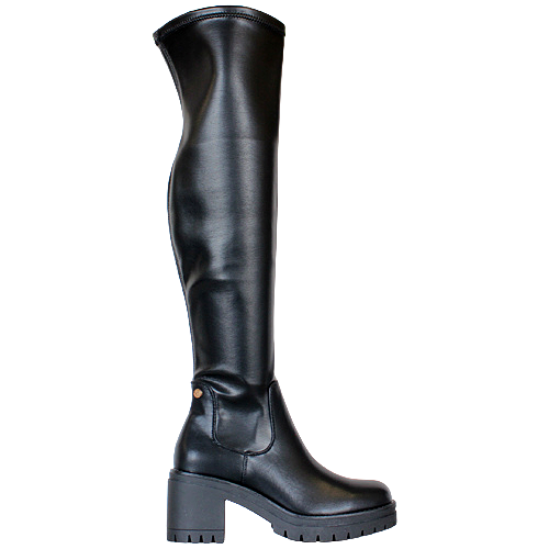 XTI Over The Knee Boots - 141543 - Black