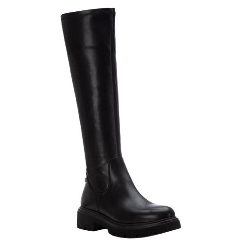 XTI Ladies Knee Boots - 143298 - Black