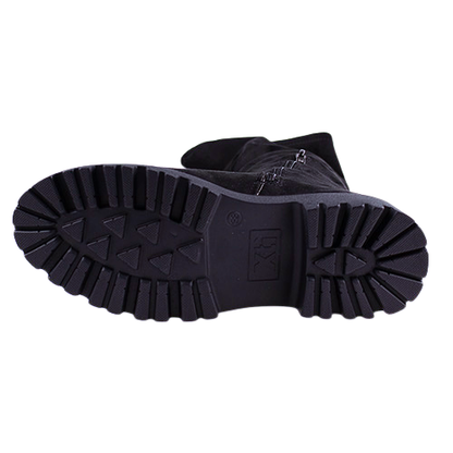 XTI Ladies Knee Boots - 144393 - Black