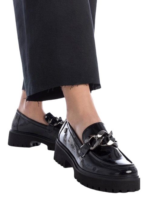 XTI Ladies Loafers - 143205 - Black