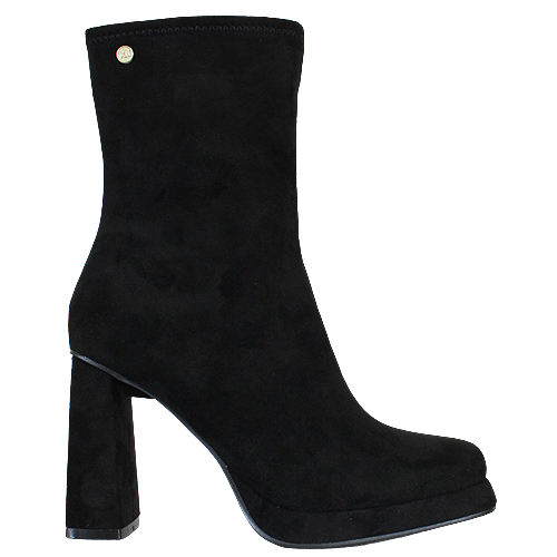 XTI Platform Ankle Boots - 141980 - Black