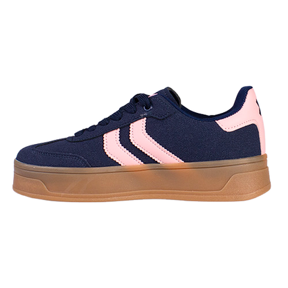 XTI Ladies Platform Trainers - 144586 - Navy