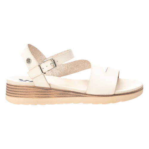 XTI Ladies Low Wedge Sandals -142897 - Off White