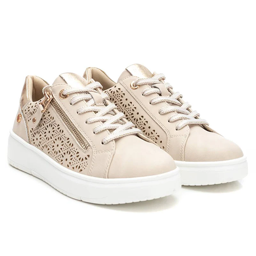 XTI Ladies Trainers - 143628 - Beige