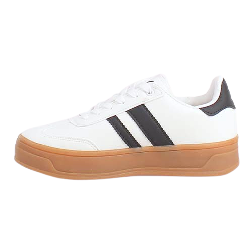 XTI Ladies Platform Trainers - 143645 - White