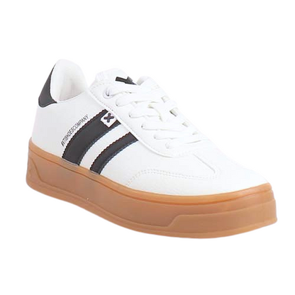 XTI Ladies Platform Trainers - 143645 - White