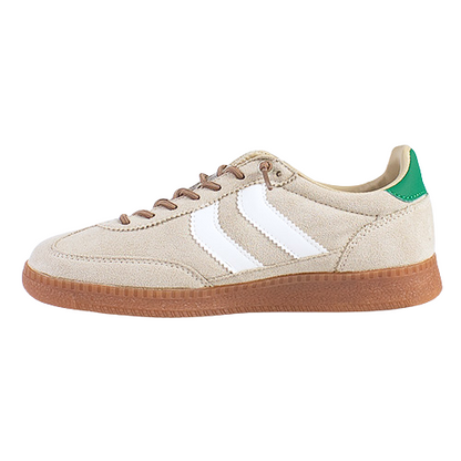 XTI Ladies Trainers - 144170 - Beige Suede – Greenes Shoes XTI Ladies Trainers - 144170 - Beige Suede – Greenes Shoes