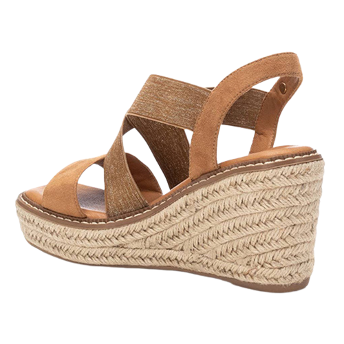XTI  Wedge Sandals - 142326 - Camel
