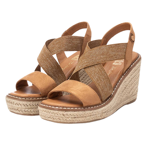 XTI  Wedge Sandals - 142326 - Camel