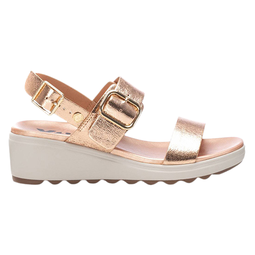XTI Ladies Wedge Sandals -142702 - Rose Gold