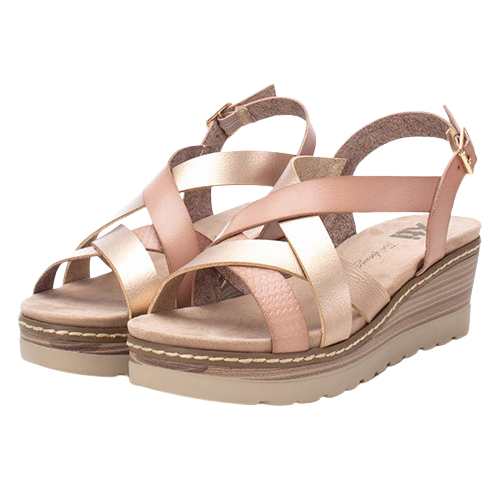 XTI Wedge Sandals - 142776 - Pink