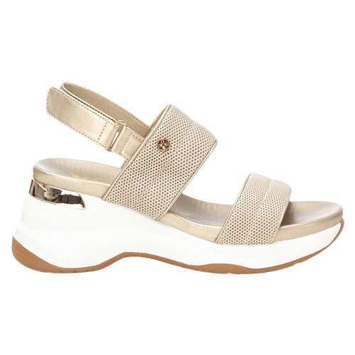 XTI Ladies Wedge Sandals - 142828 - Beige