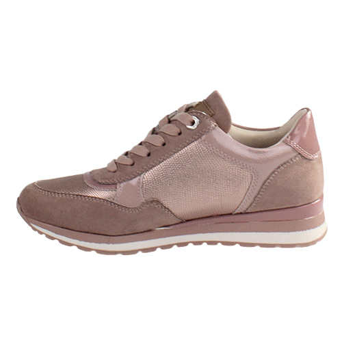Pink sales wedge trainers