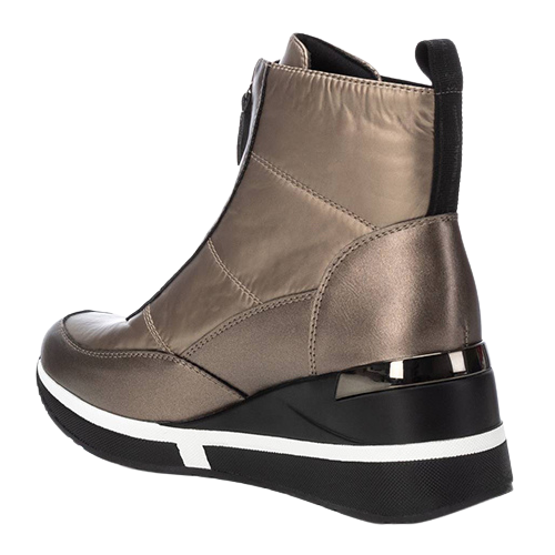 XTI Wedge Ankle Boots - 143079 - Metallic