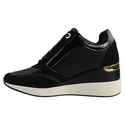 XTI  Wedge Trainers - 143080 - Black