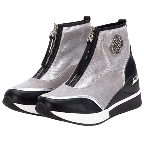 XTI  Wedge Ankle Boots - 141795 - Ice