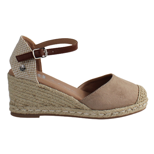 XtI Ladies Wedge Sandal- 140746 - Beige