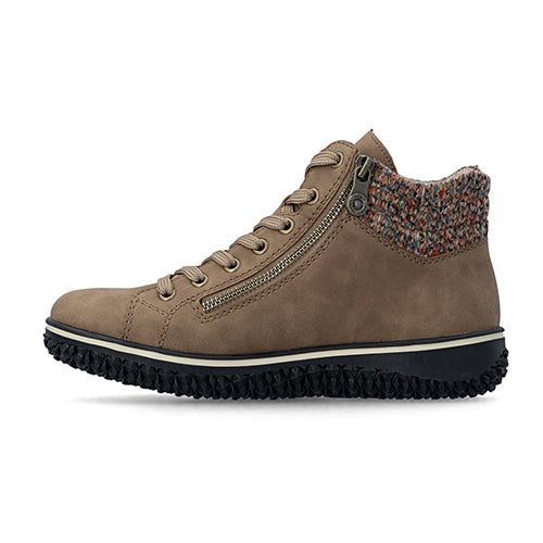 Rieker Ladies Ankle Boots - Z4263 - Brown