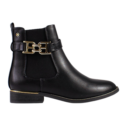 Zanni Ladies Ankle Boots - Eawyn One - Black