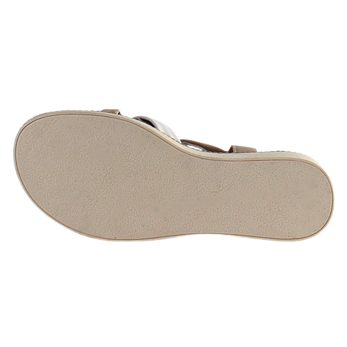 Zanni Low Wedge Sandals - Erbil - White Multi