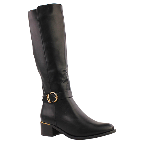 Zanni Ladies Knee Boot - Hanjurah - Black