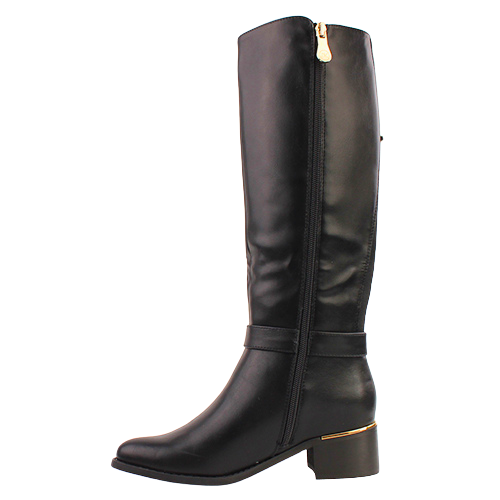 Zanni Ladies Knee Boot - Hanjurah - Black