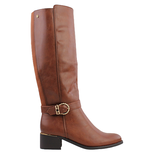 Zanni Ladies Knee Boots - Hanjurah - Tan