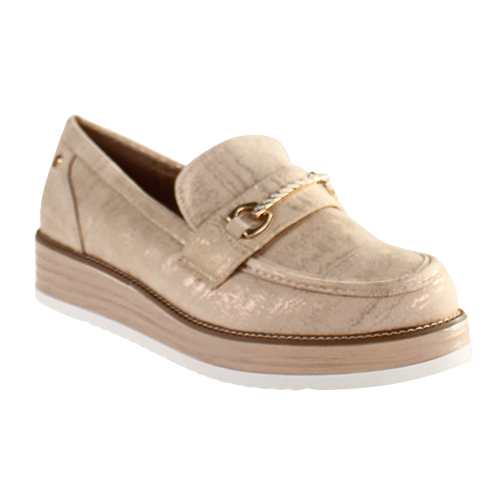 Zanni Ladies Loafers - Chalna - Beige