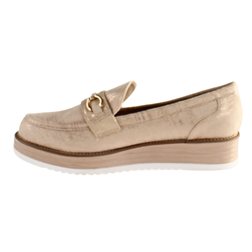 Zanni Ladies Loafers - Chalna - Beige