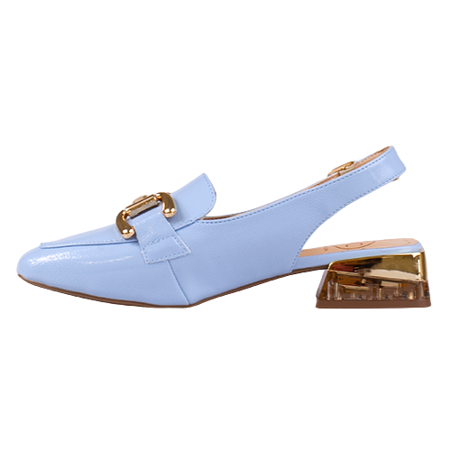 Zanni Ladies Slingback Loafers - Diraz - Blue