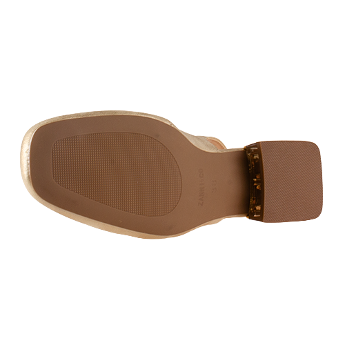 Zanni Ladies Slingback Loafers - Diraz - Gold