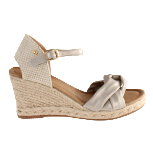 Zanni Ladies Wedge Sandals - Herat - Siiver