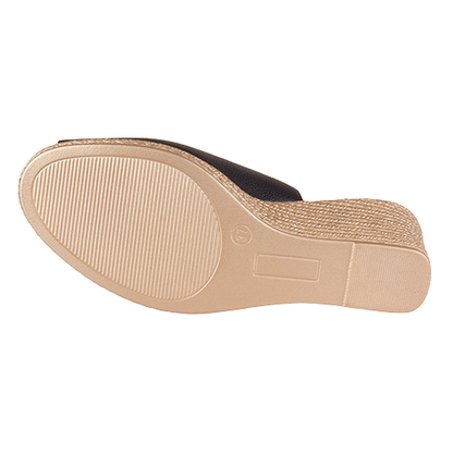 Zanni Wedge Sandals - Matheran - Navy
