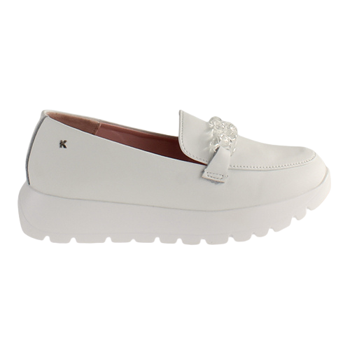 kate Appleby Ladies Loafers - Peria - White