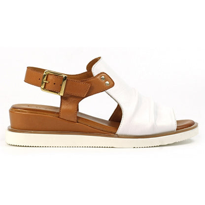 Lunar Ladies Wedge Sandals - Steffi - White