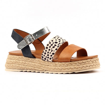 Lunar Ladies Flatform Sandals - Summer - Tan