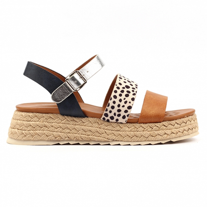 Lunar Ladies Flatform Sandals - Summer - Tan